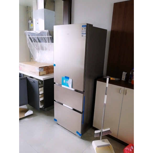 海尔haierbcd325wdgfu1325升抽屉式风冷无霜三门冰箱干湿分储智能wifi