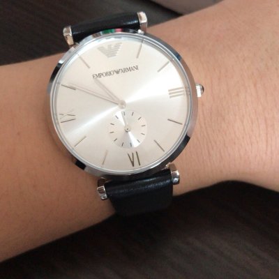 阿玛尼(emporio armani)手表欧美品牌商务时尚男士石英表 ar1674