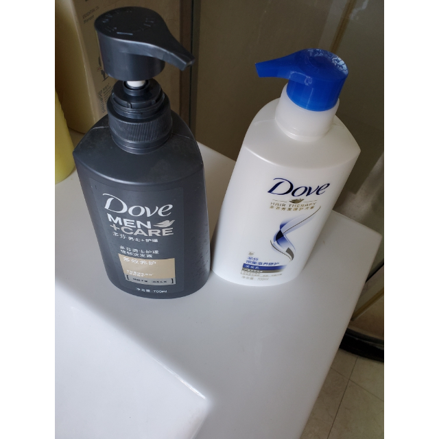 多芬dove洗发水男士护理强韧洗发露多效养护700ml联合利华