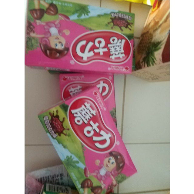 好丽友orion饼干蘑古力红豆巧克力味48g盒新老包装随机发货中