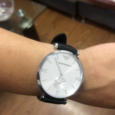 阿玛尼(emporio armani)手表欧美品牌商务时尚男士石英表 ar1674