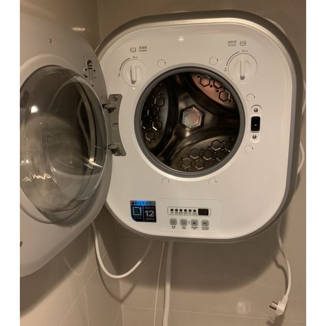 daewoo大宇xqg30881e25公斤进口小型壁挂式迷你滚筒洗衣机全自动儿童