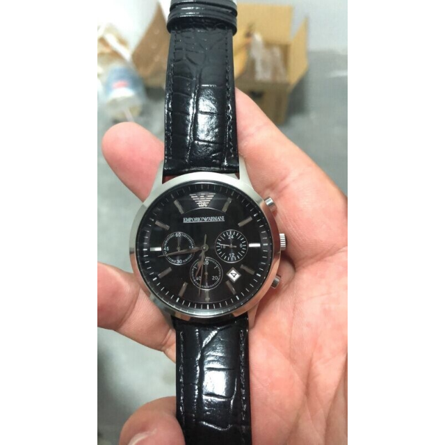 阿玛尼emporioarmani手表男欧美品牌石英表男商务简约休闲男士手表ar