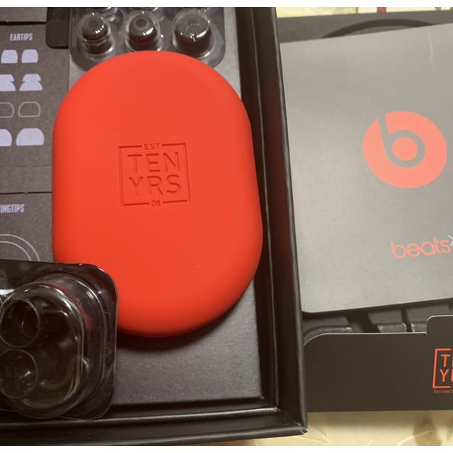 beatsx蓝牙无线入耳式耳塞式耳机运动耳机手机跑步耳机带线控桀骜黑红
