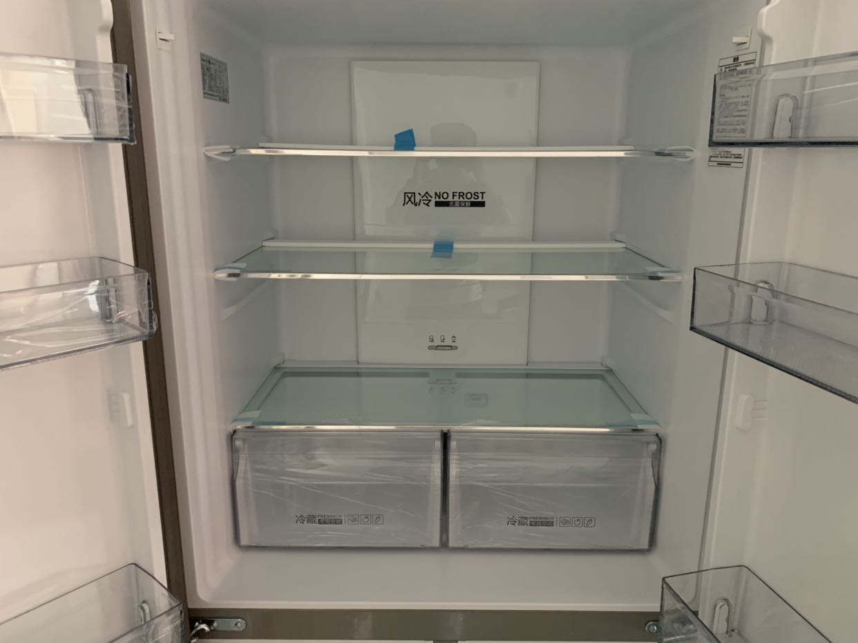 无霜双变频冰箱家用十字对开门t型四门静音电冰箱 bcd-471wdcd晒单图