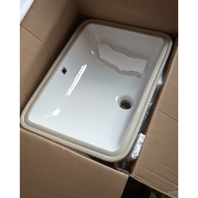 箭牌台下盆嵌入式台盆洗脸盆陶瓷盆方形面盆洗漱盆ap4008-1e【价格