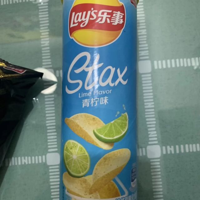 乐事lays无限薯片青柠味104g罐装休闲零食