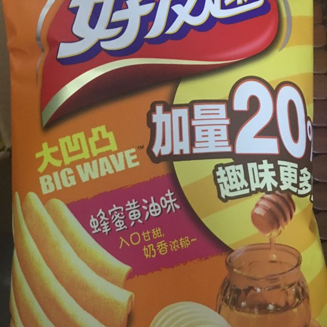 好丽友orion好友趣薯片蜂蜜黄油味75g15g