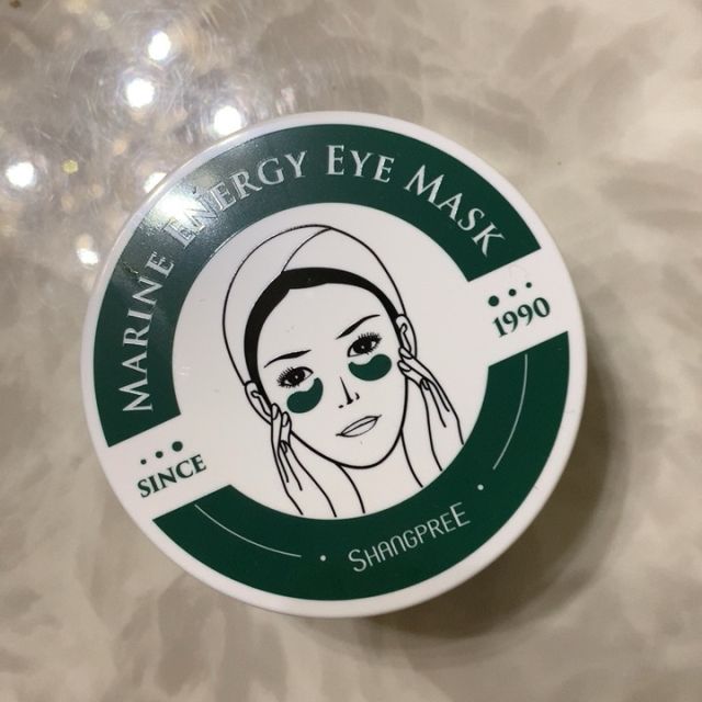 香蒲丽shangpree螺旋藻绿公主绿色眼膜贴60片去黑眼圈去眼袋提拉紧致