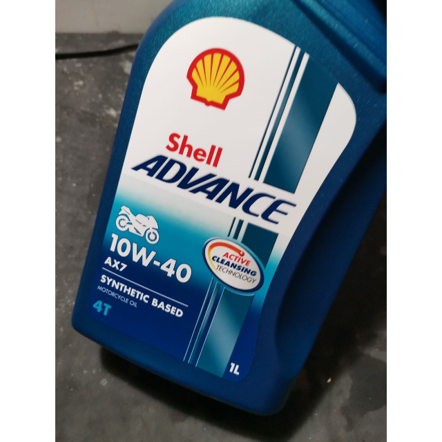 【摩托车机油】shell壳牌 欧洲进口 advance ax7 10w-40 爱德王子四