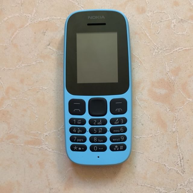 诺基亚nokia105蓝色移动联通2g手机老人机备用机商务学生老人多种人群