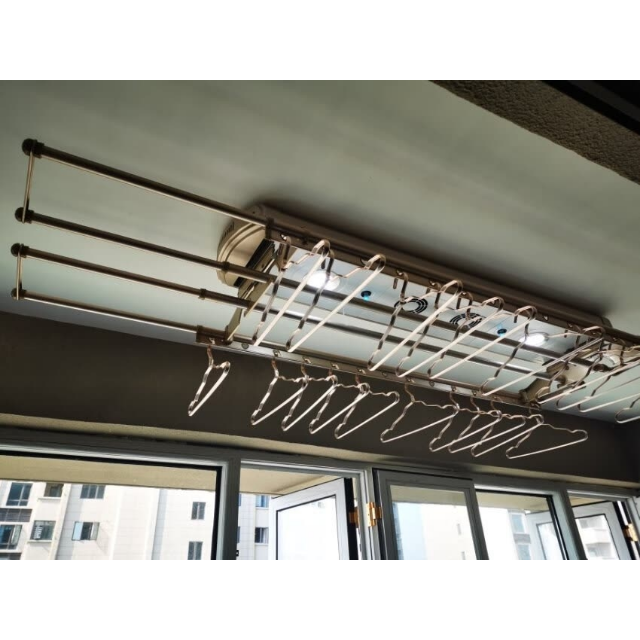 邦先生mrbond电动晾衣架阳台自动升降晾衣机智能遥控伸缩烘干风干凉被