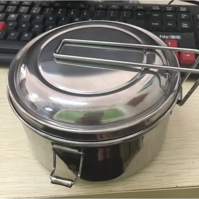 5cm mcft-15 圆形大号mcft-15 美厨(maxcook)不锈钢双层饭盒15.