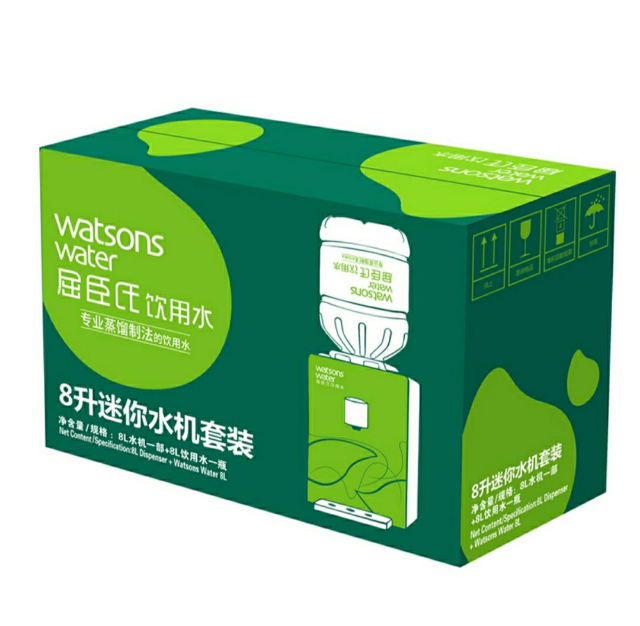 屈臣氏(watsons)8l饮水机 8l屈臣氏饮用水(蒸馏制法)晒单图