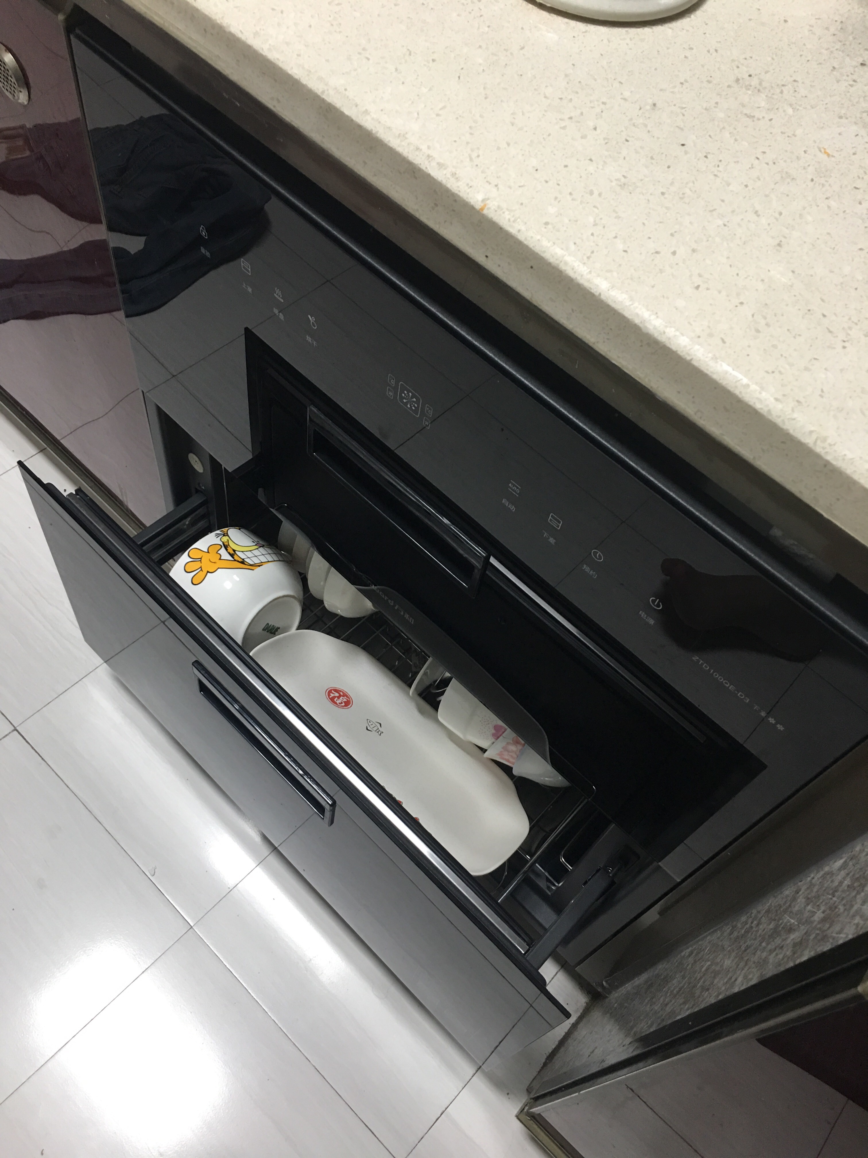 vanward/万和 ztd100qe-d3消毒柜 嵌入式家用碗筷消毒碗柜晒单图