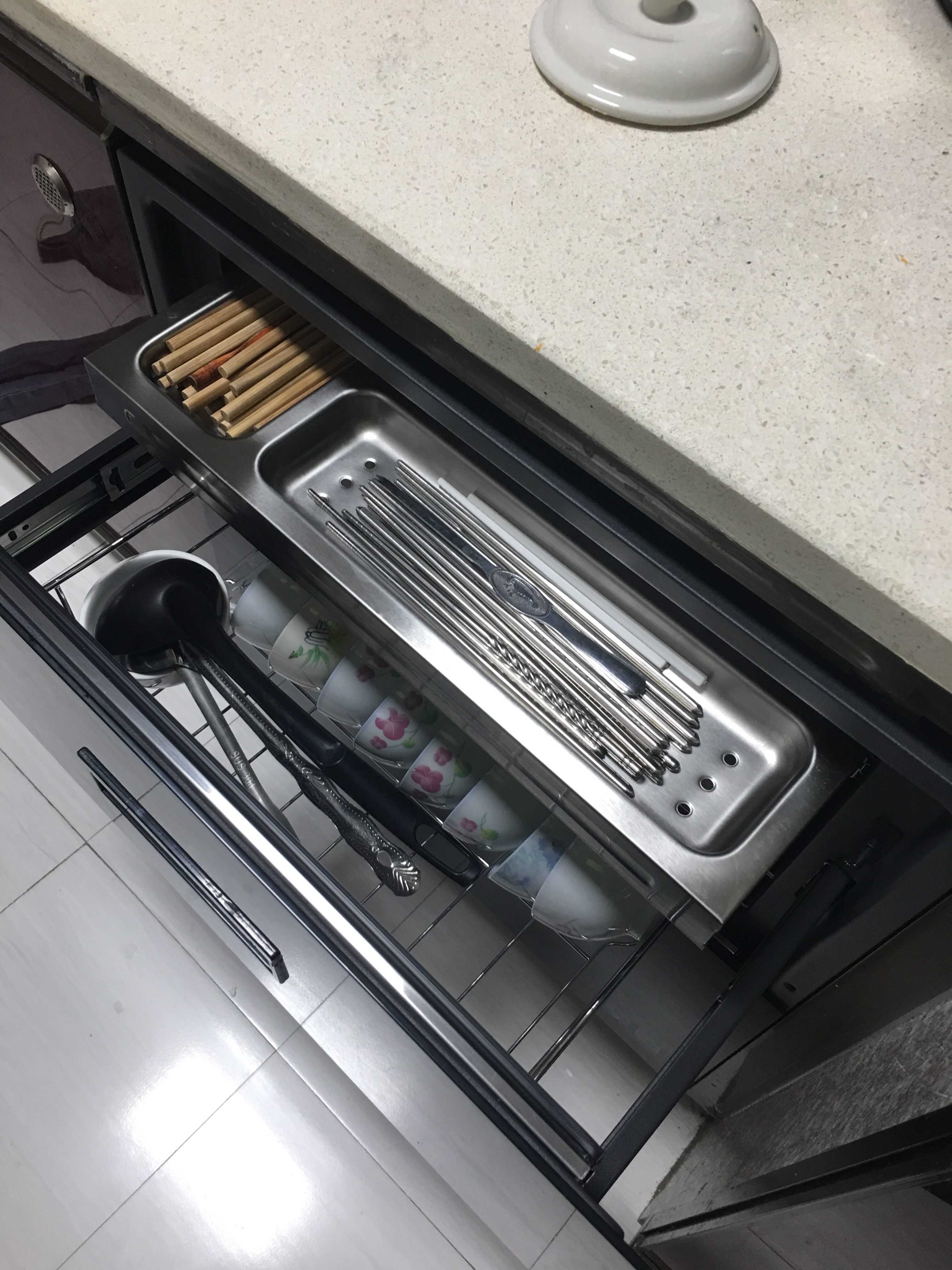 vanward/万和 ztd100qe-d3消毒柜 嵌入式家用碗筷消毒碗柜晒单图