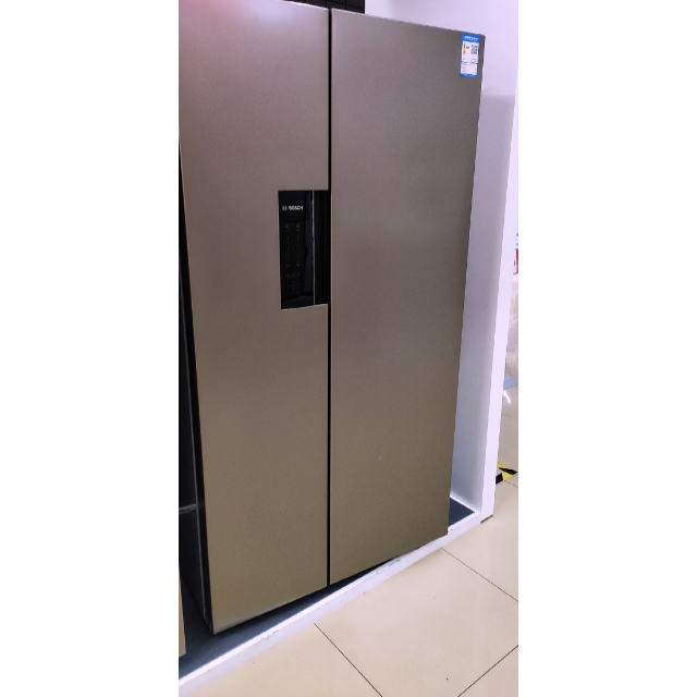 博世boschbcd610wkan92eq0ti610升对开门冰箱家用双开门电冰箱风冷