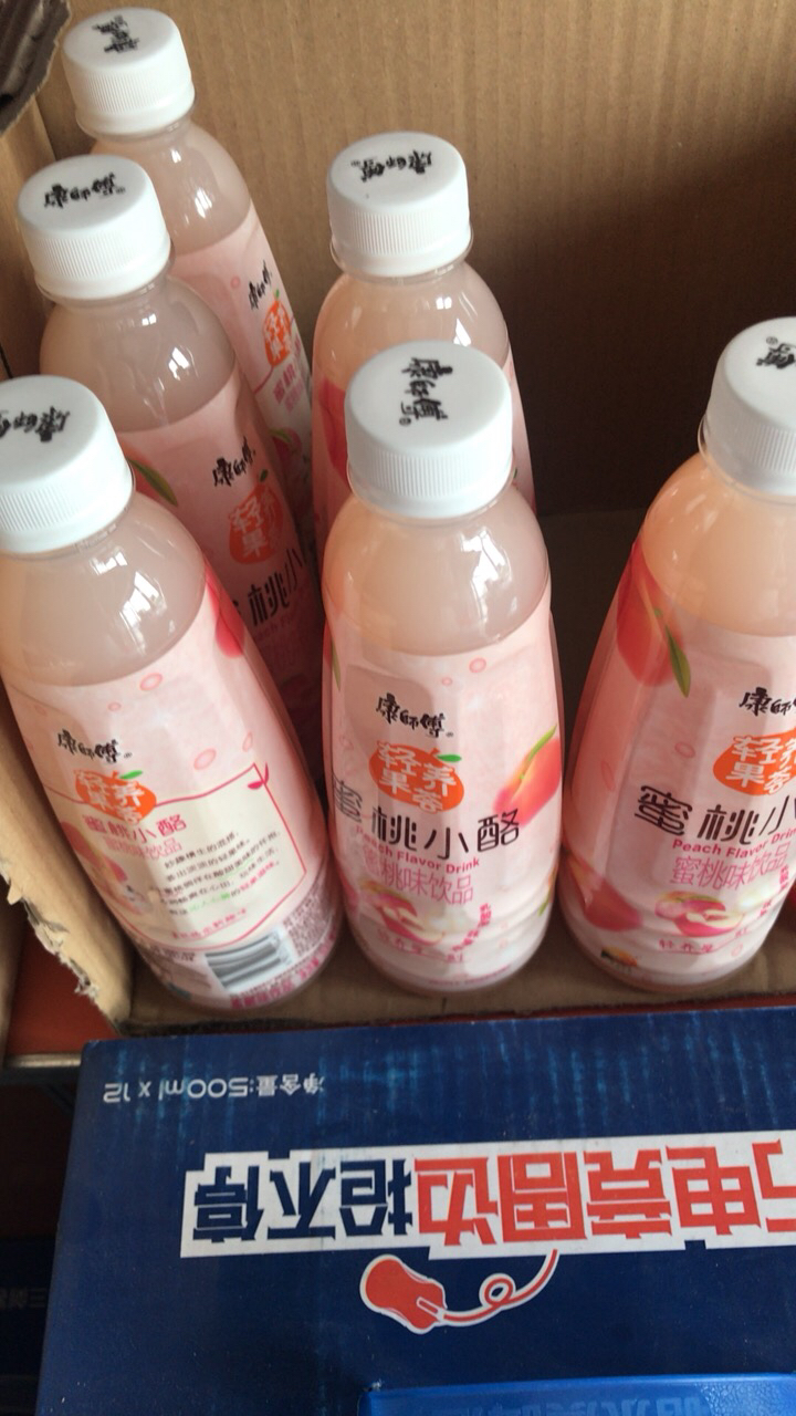 康师傅 轻养果荟蜜桃小酪500ml*15瓶整箱装 蜜桃汁 果汁饮料饮品晒单