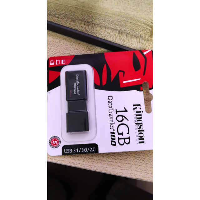 金士顿kingston16gbu盘dt100g3推拉高速优盘usb30黑色