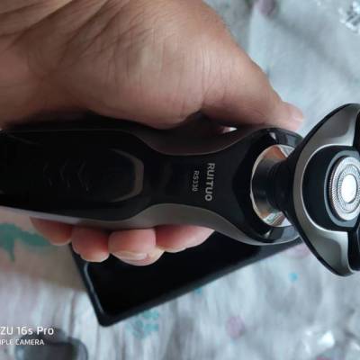 原装正品锐拓三合一套装rs330电动水洗剃须刀 旋转式 可充电 刀头水洗