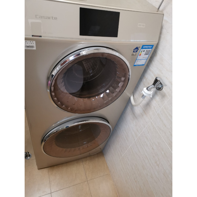 卡萨帝casartec8u12g312公斤大容量全自动滚动洗衣机双子云裳分区洗护