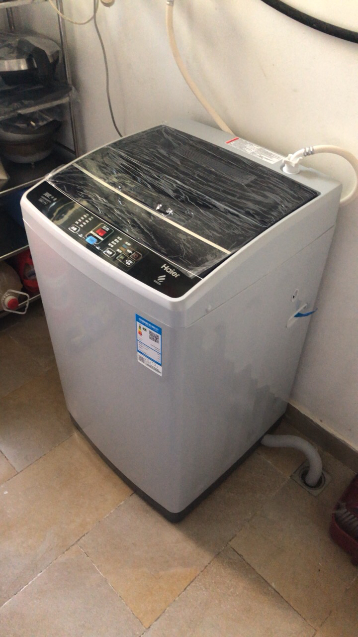 haier/海尔洗衣机 8kg公斤 变频波轮全自动家用洗衣机eb80bm39th晒单