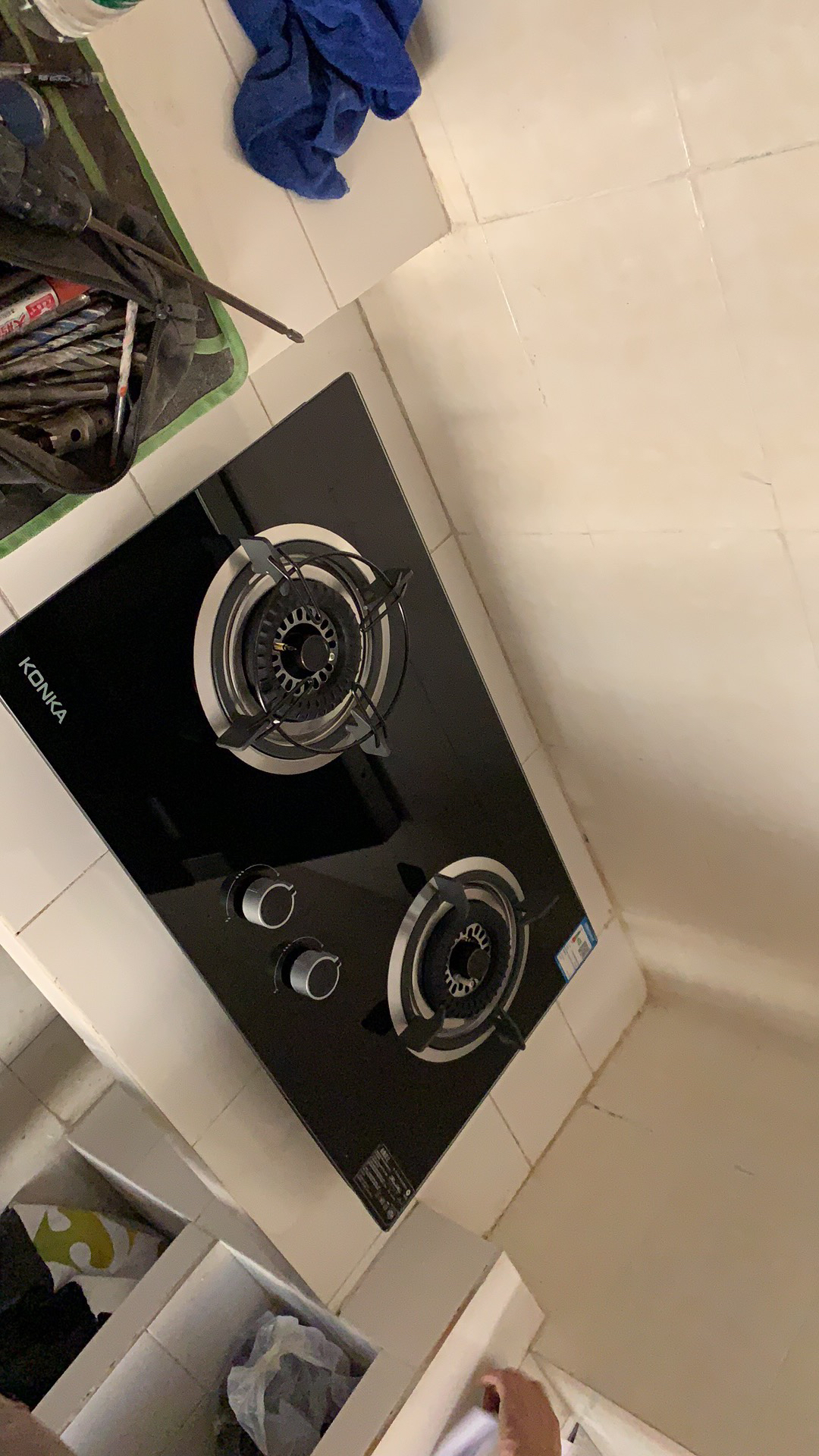 康佳(konka)燃气灶jzt-kdd01钢化玻璃燃气灶 大火力 双灶嵌入式 台嵌