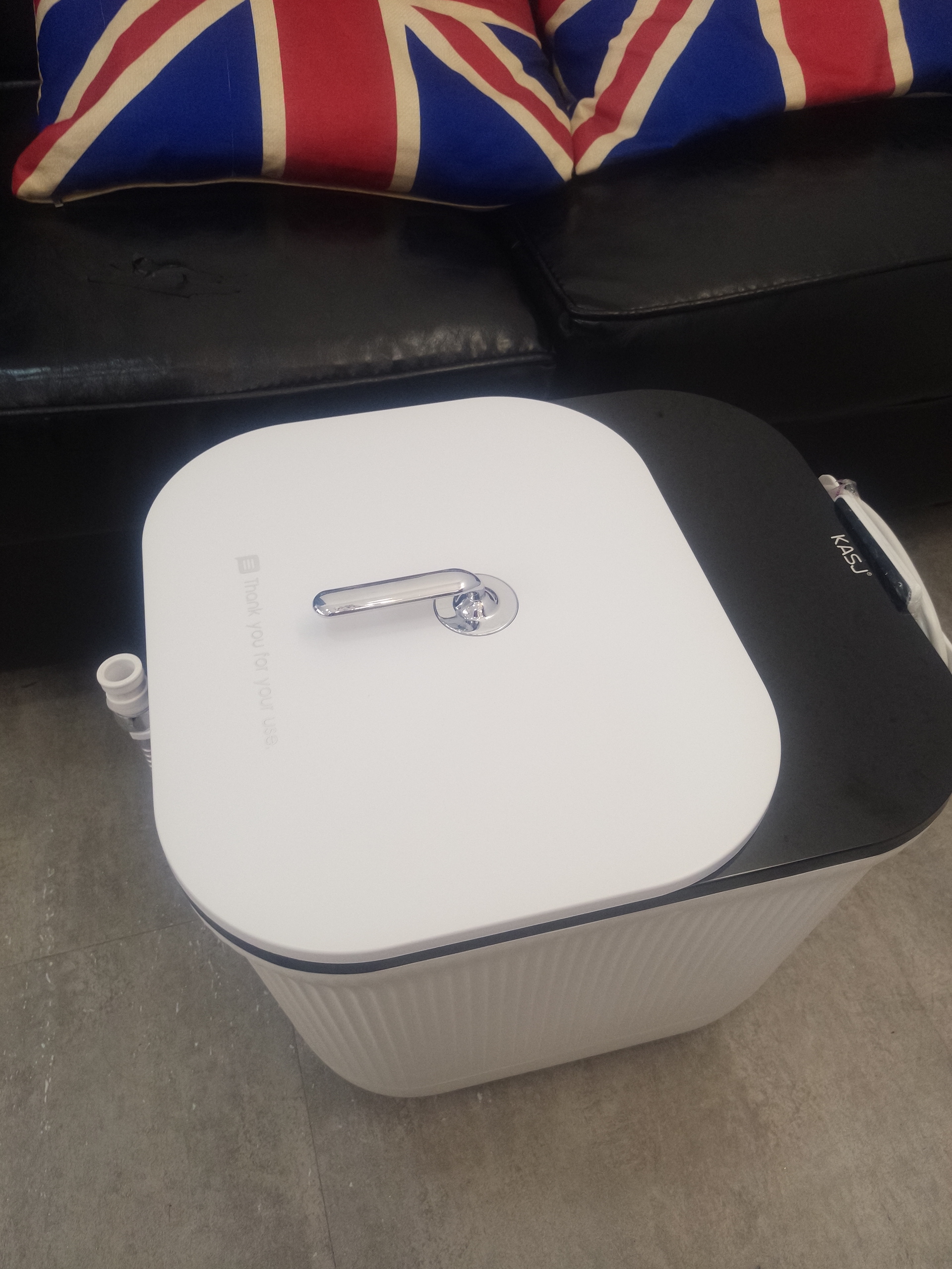 德国kasj(凯诗捷)1612足浴盆泡脚桶智能家用全自动按摩洗脚盆电动恒温