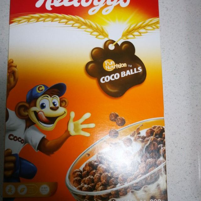 家乐氏kelloggs可可球330g泰国进口冲调营养谷物早餐盒装巧克力味麦片