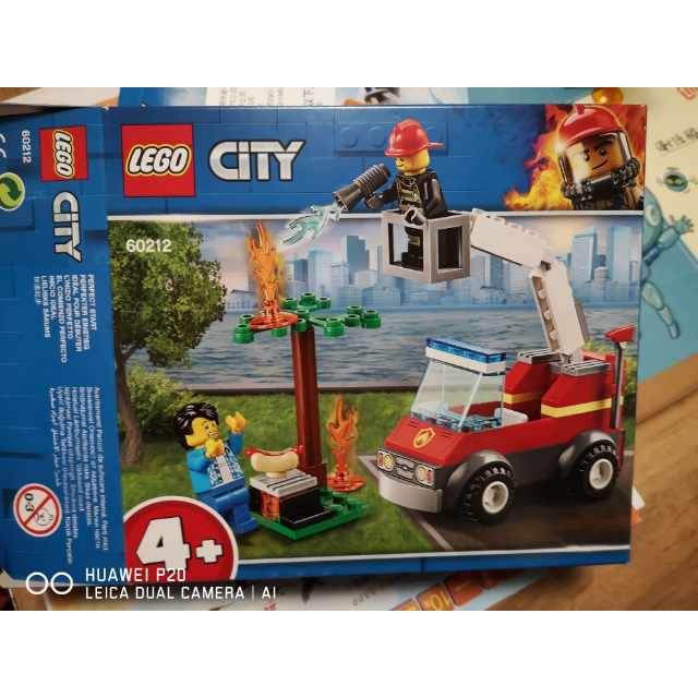 lego乐高city城市系列烧烤失火救援60212积木玩具
