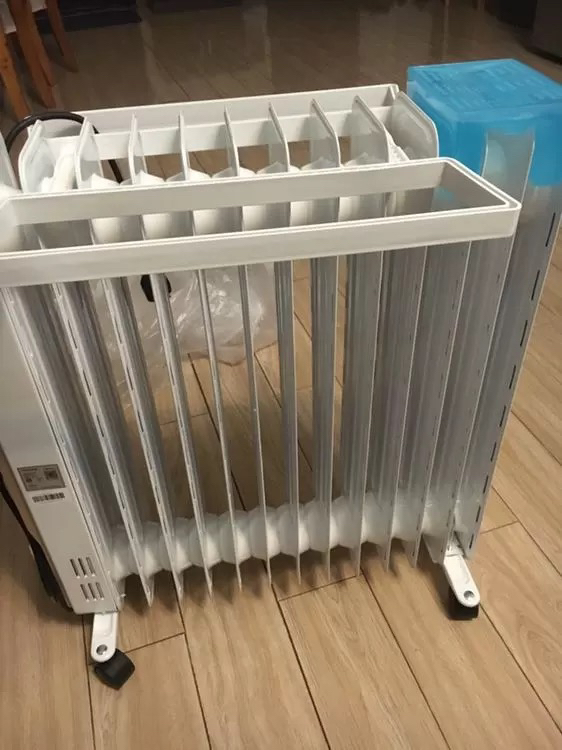 美的油汀立式取暖器家用电暖器13片恒温油丁电暖气片卧室客厅大面积2200W全屋节能省电烘衣加湿防烫NY2213-18GW晒单图