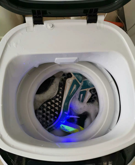 洗鞋机怎么放鞋示意图图片