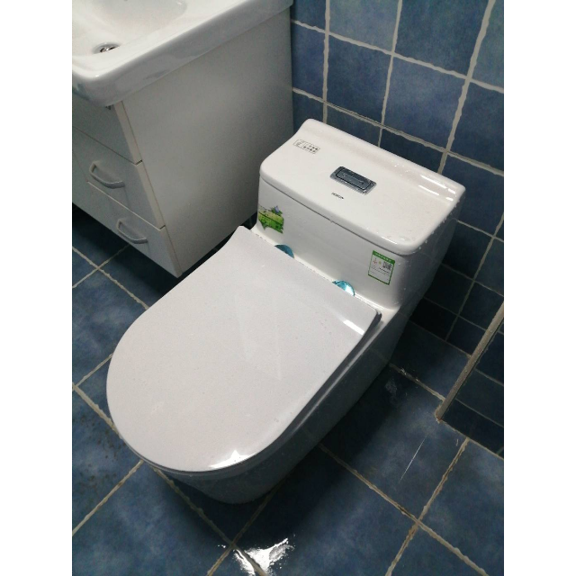 horow希箭卫浴马桶喷射虹吸抽水马桶座便器静音深水封矮水箱坐便器全