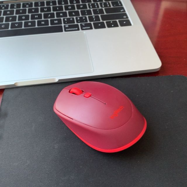 罗技logitech蓝牙鼠标m337m336红色