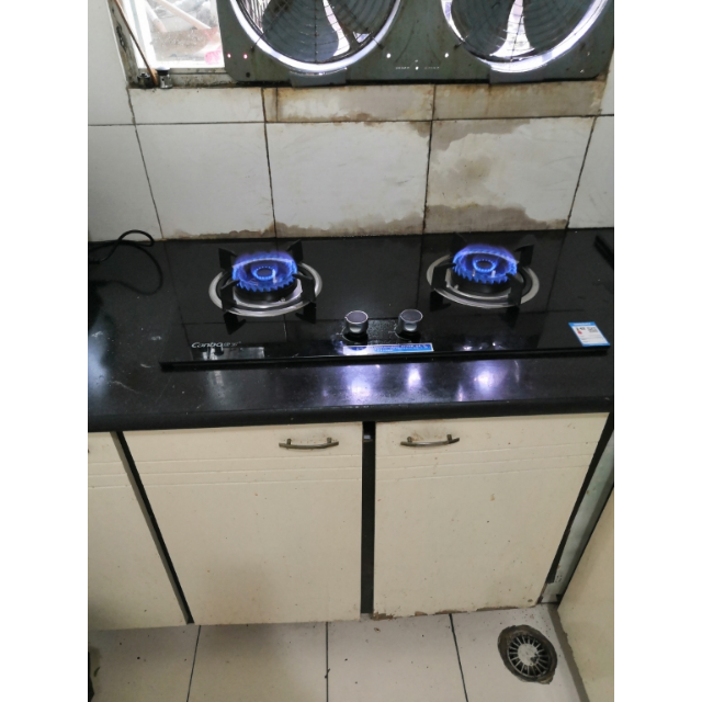 康宝canbo2ql360b燃气灶天燃气煤气灶嵌入式钢化玻璃灶具双眼台嵌两用