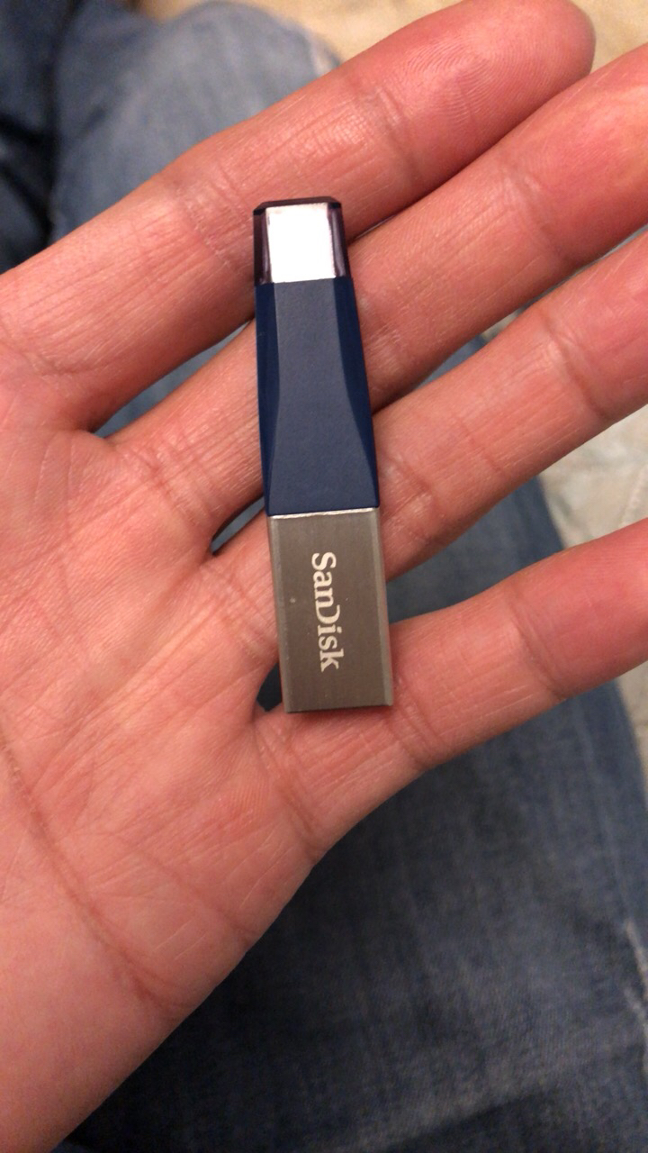 闪迪(sandisk)sdix40n-064g-zn6nn 64g 欣享苹果u手机盘 mfi认证