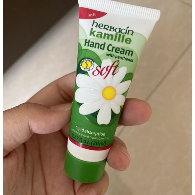 herbacin贺本清德国原装进口小甘菊护手霜滋润补水保湿柔皙20ml