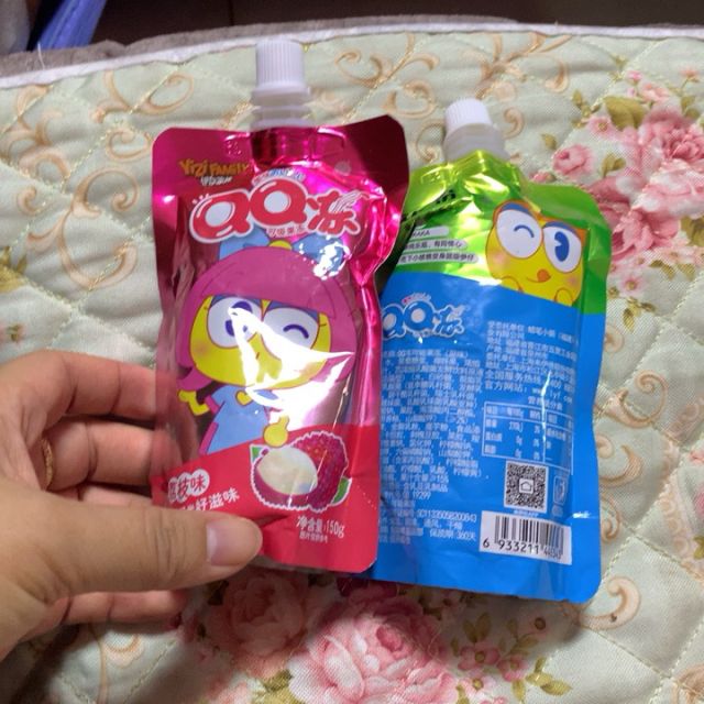 来伊份qq冻果味可吸果冻荔枝味150g