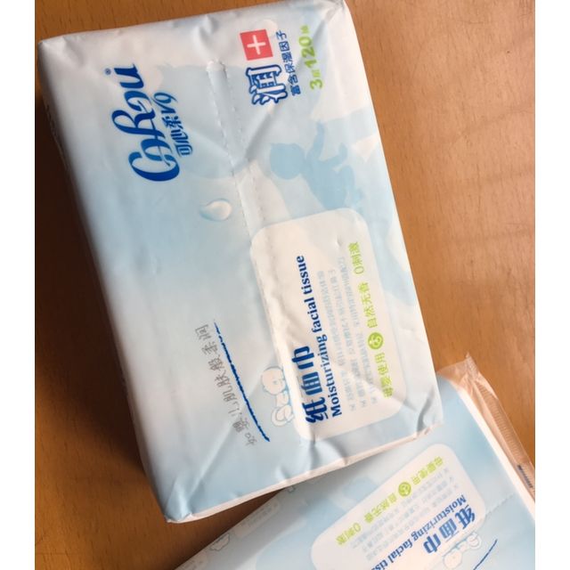 可心柔v9润保湿抽纸3层120抽m