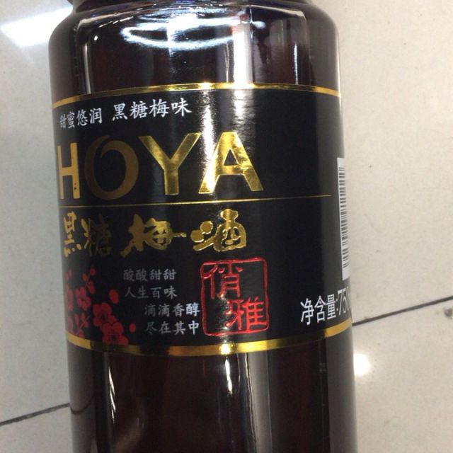 choya俏雅黑糖梅酒750ml