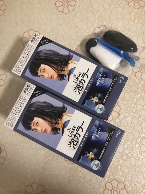 花王(kao) liese 莉婕 泡沫染发剂 棉花糖棕 108ml晒单图