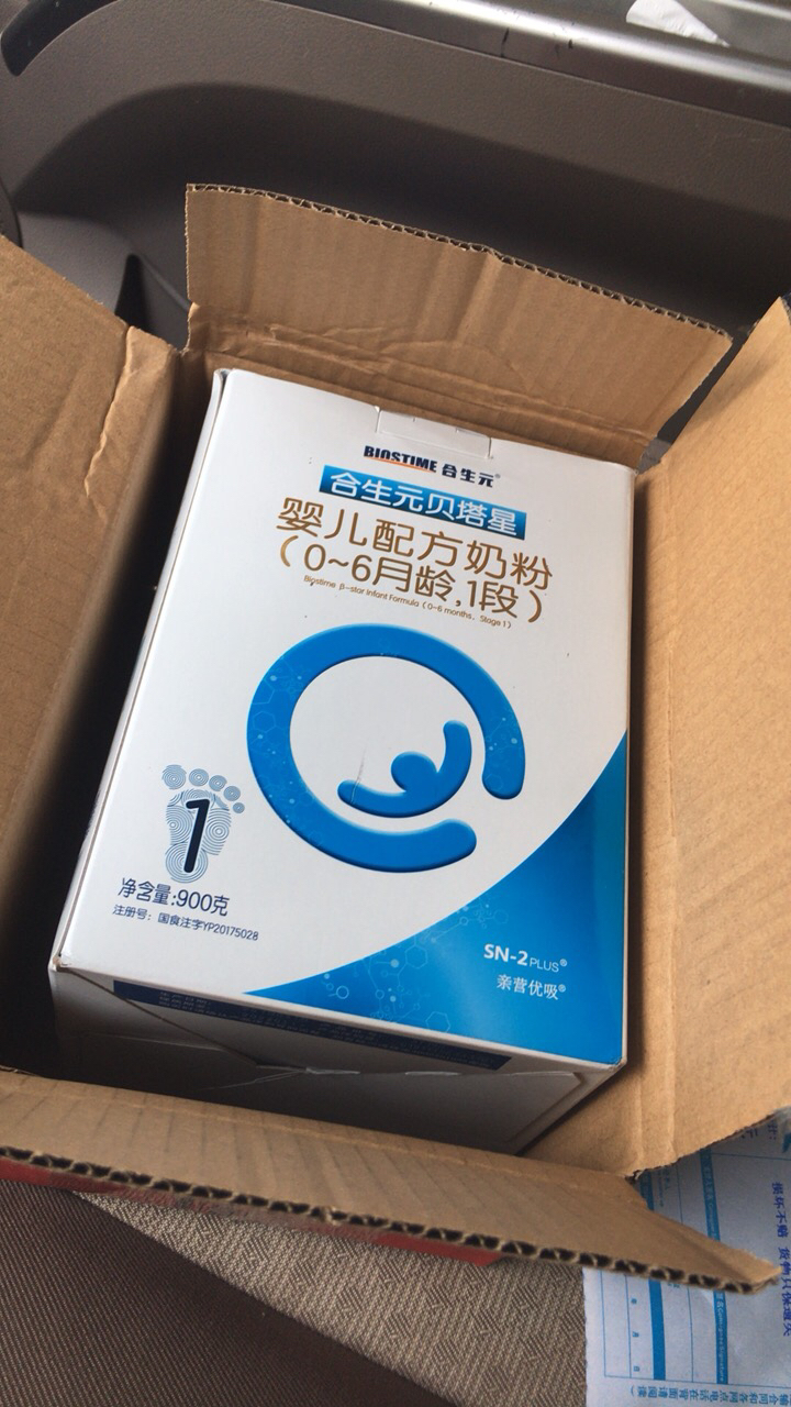 合生元(biostime)贝塔星 婴儿配方奶粉 1段(0-6个月) 法国原装原罐