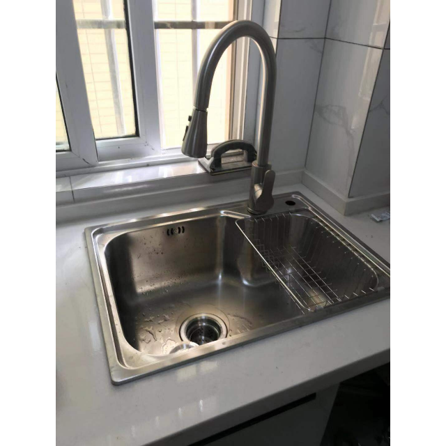 法恩莎(faenza)水槽单厨房洗菜盆加厚304不锈钢洗菜池水池单盆大单槽