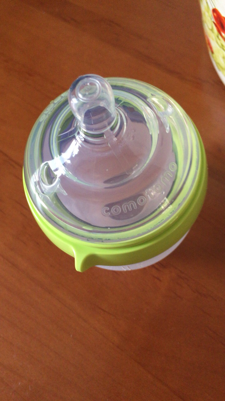 可么多么 (comotomo) 新生儿婴儿 宽口径硅胶断奶奶瓶奶嘴(0-3个月)