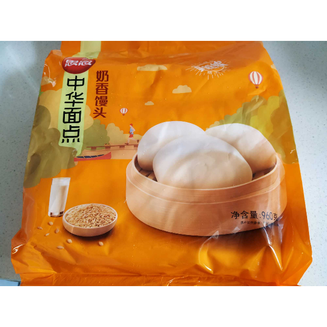 思念面点奶香馒头960g