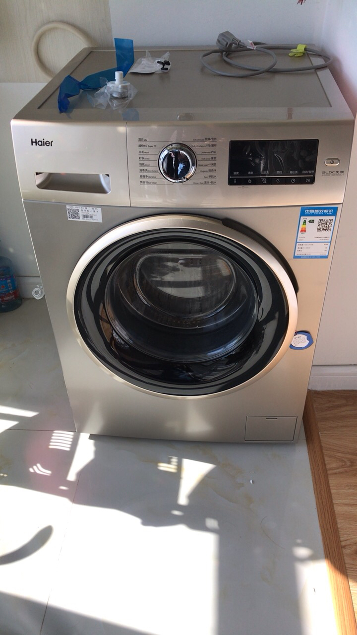 海爾(haier)eg10014b39gu1 10公斤大容量 變頻 全自動 滾筒洗衣機 洗