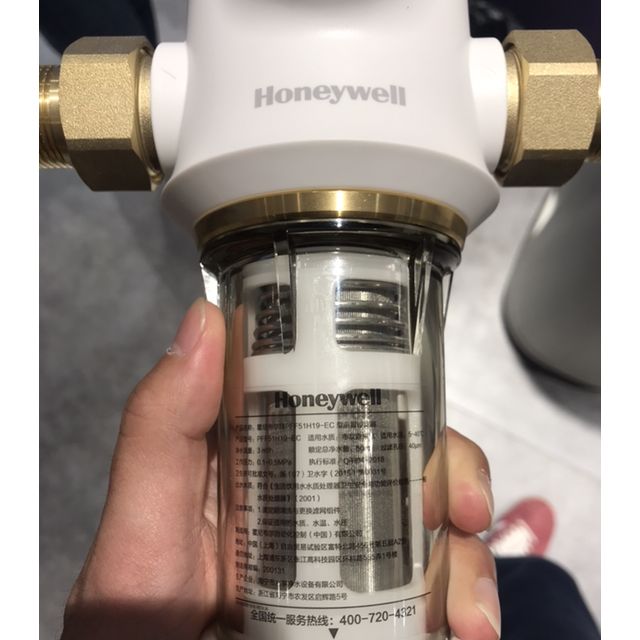 霍尼韦尔前置过滤器家用反冲洗全屋自来水中央净水器pff51h19ec