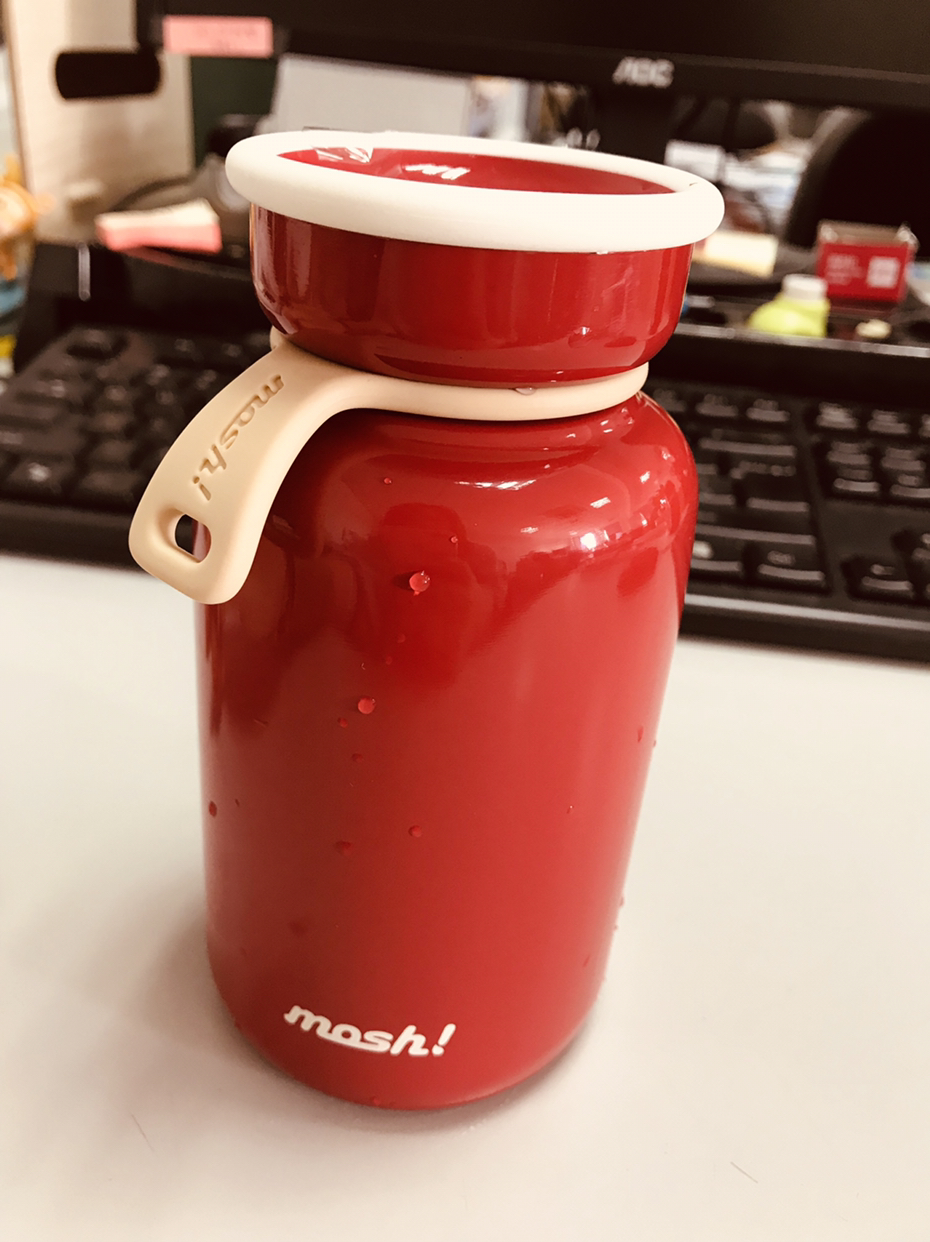 mosh 保温保冷杯拿铁系列 330ml 红色晒单图