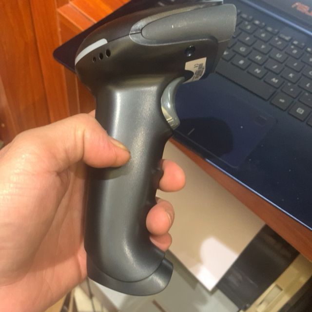 爱宝6601扫描枪有线超市无线二维码扫码枪快递单条码巴把抢扫码器