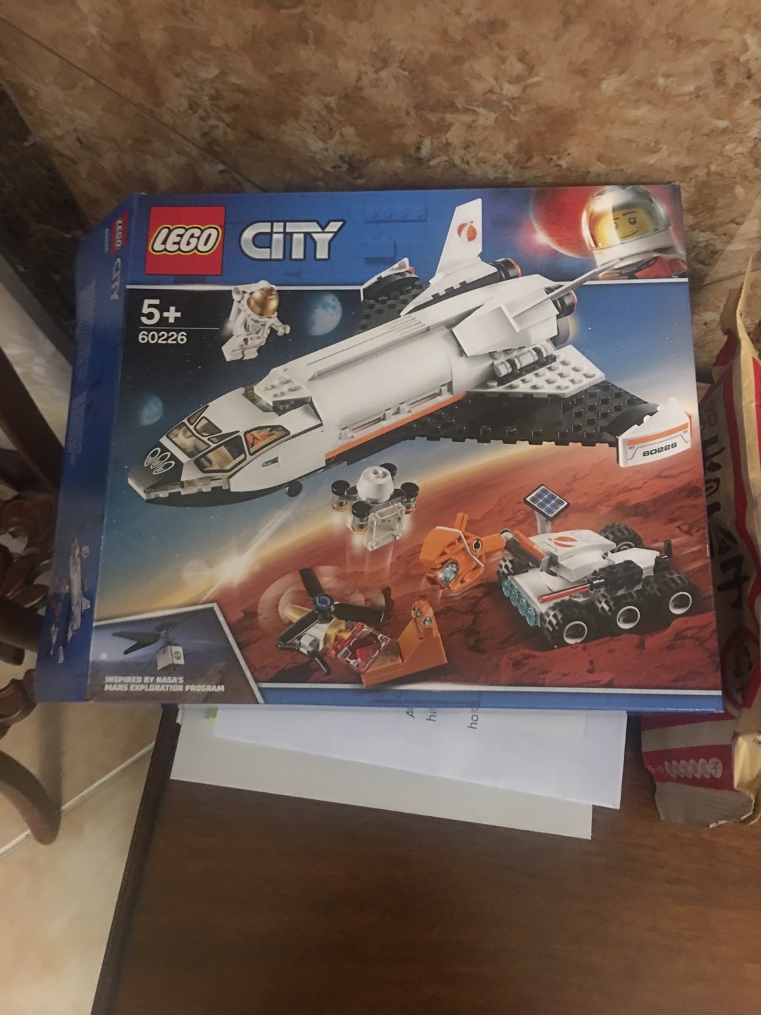 lego乐高 城市系列60226火星探测航天飞机 拼插积木玩具晒单图